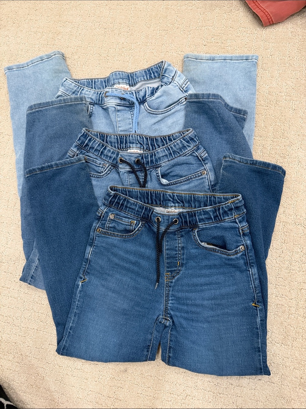 Cat & Jack Kids Denim Jogger Jeans - Blue Washes